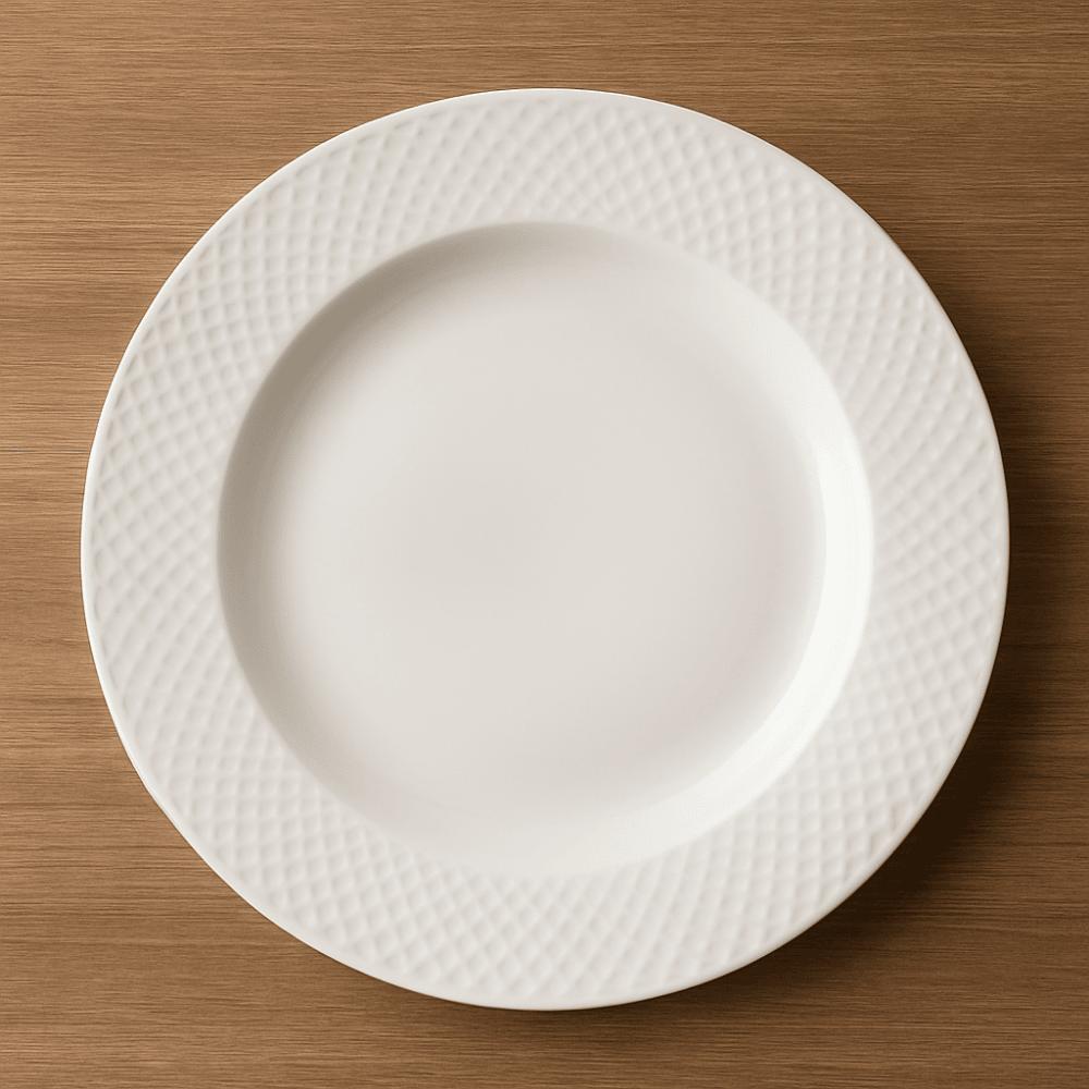 Prato Fundo Split White Plus 25Cm
