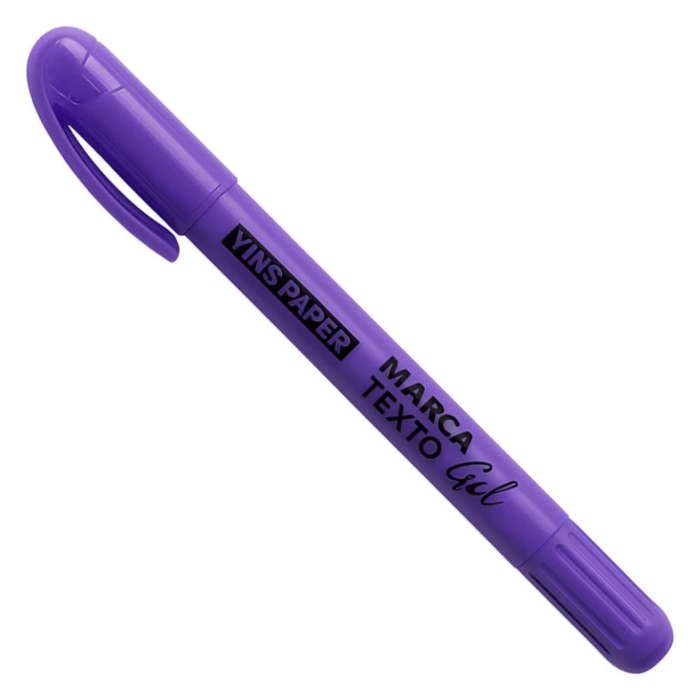 Marca Texto Em Gel Roxo Yins