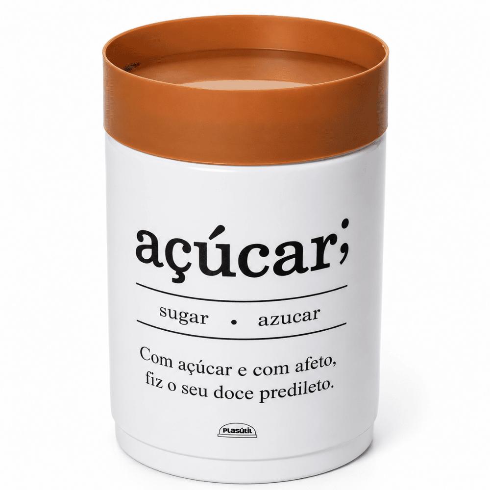 Pote Plug Açúcar 1,15LT Plasutil