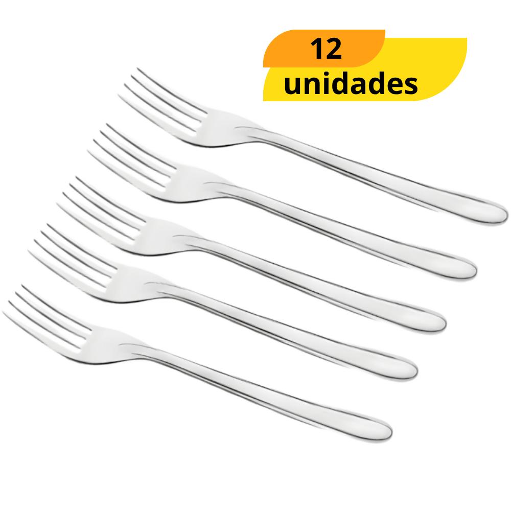 Garfo De Mesa Oriente Original Steel - Cx 12 Unidades