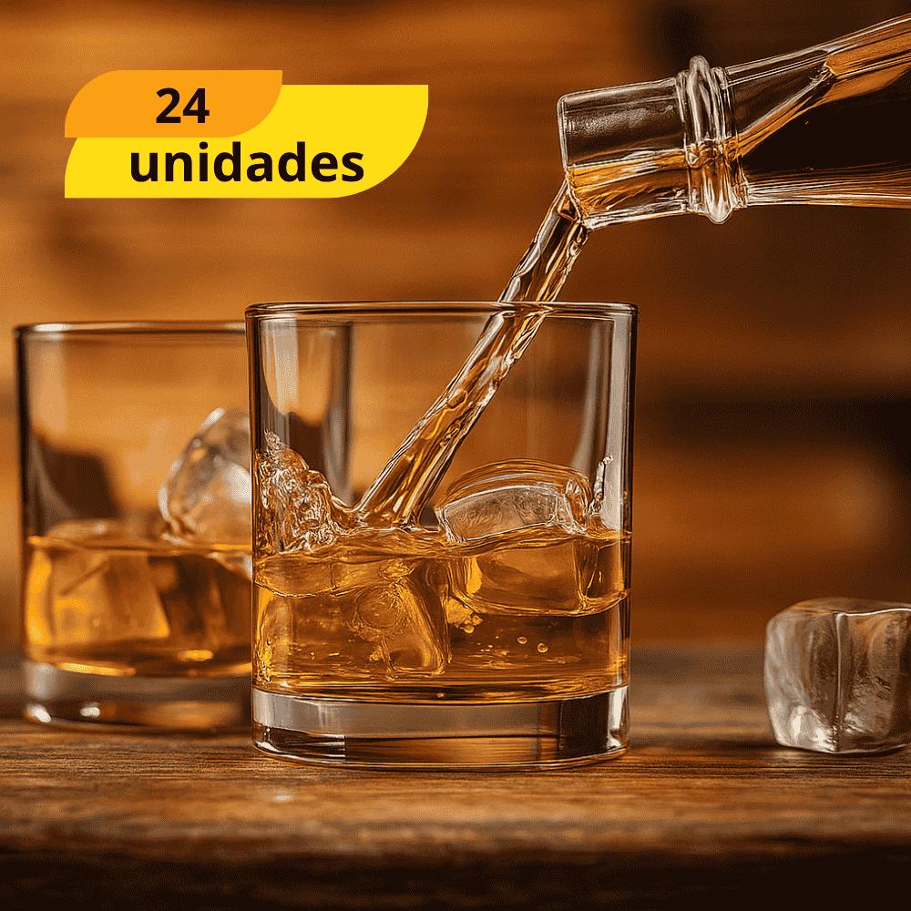 Copo Cylinder Rocks 320Ml Nadir - Cx 24 Unidades
