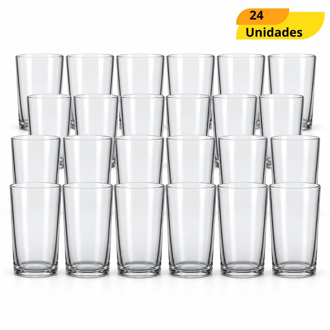 Copo Long Drink Suco e Refrigerante 390ml Nadir - Cx 24 Unidades