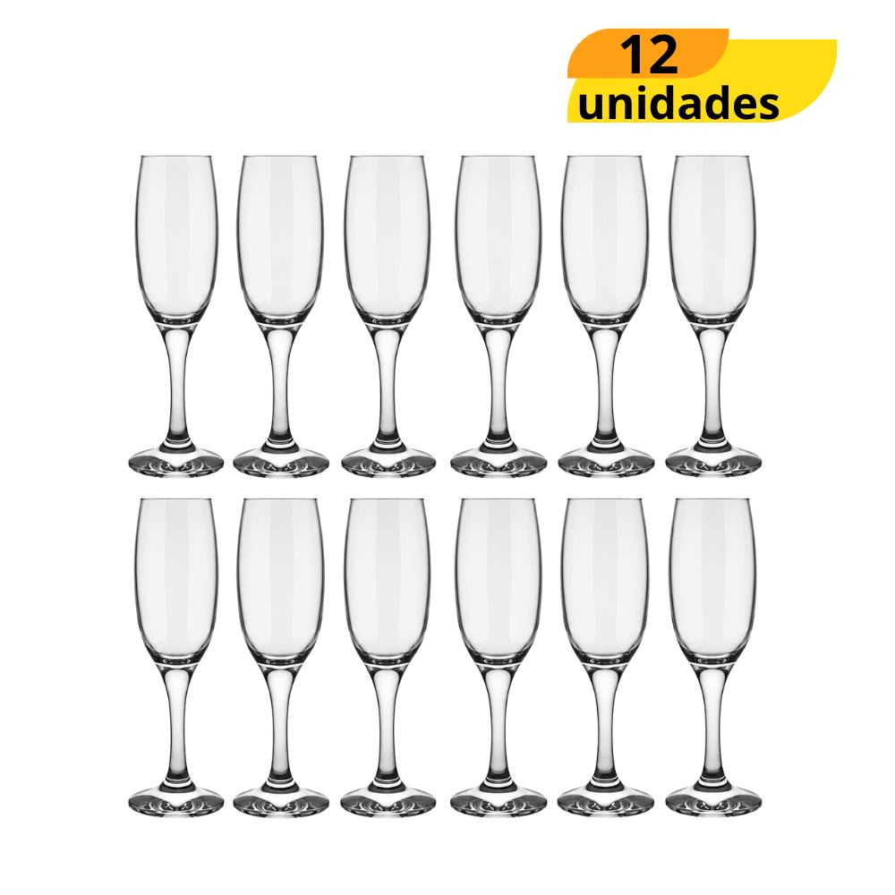 Taça Windsor Champanhe 210ml Nadir - Cx 12 Unidades
