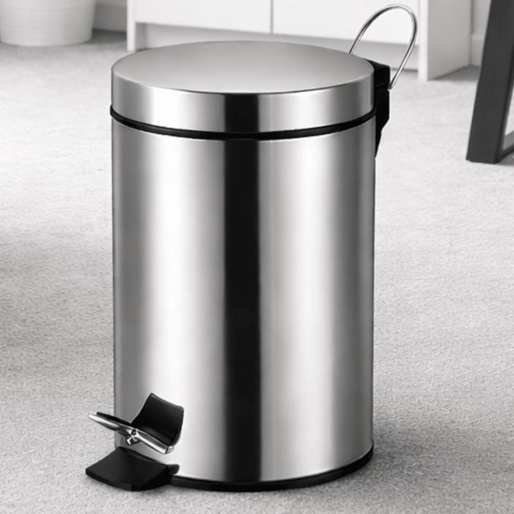 Lixeira Inox Brilhante 7L Newway