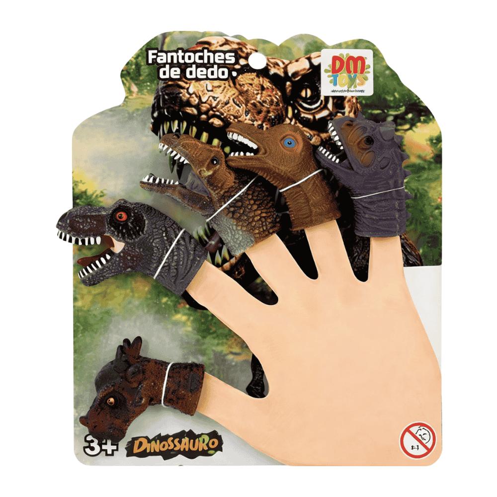 Fantoches De Dedo Kit Com 5 Dino Dmbrasil