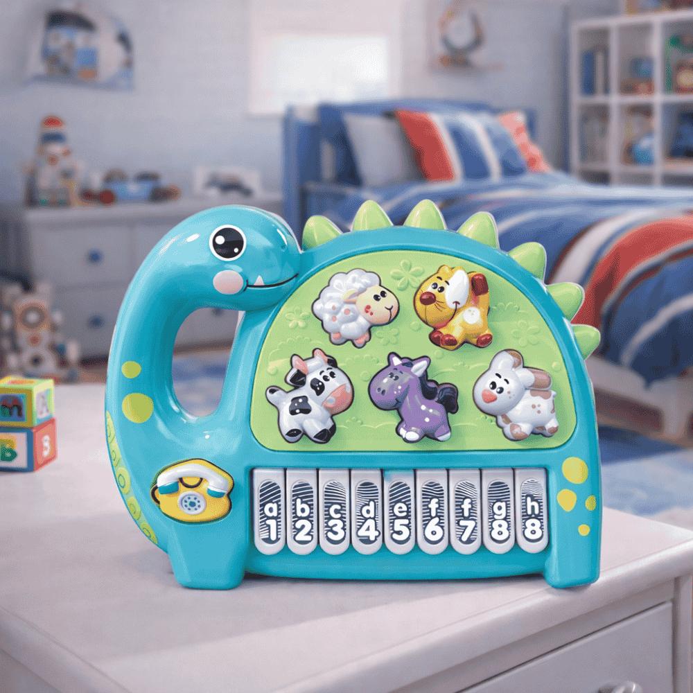 Brinquedo Educativo Dino Musical Dm Brasil