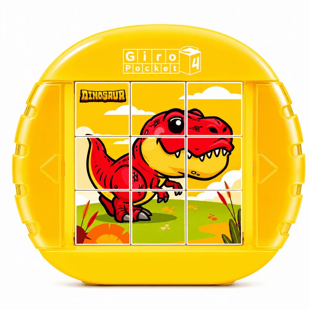 Quebra-Cabeça Giro 4 Pocket Dinossauro DMBrasil