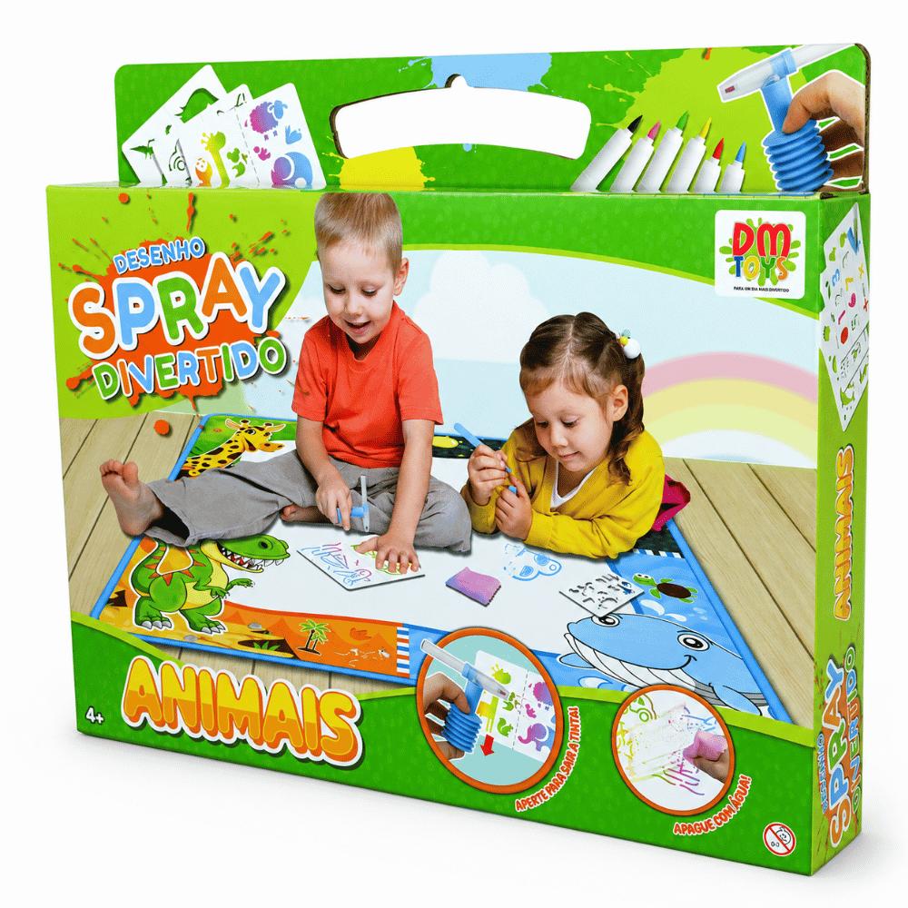 Desenho Spray Divertido Animais DMBrasil