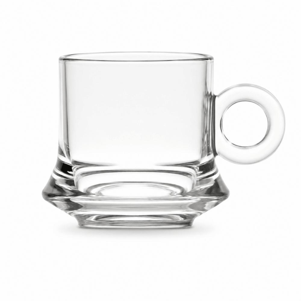 Xícara de Café de Vidro Robusta Lisa 85ml Inga