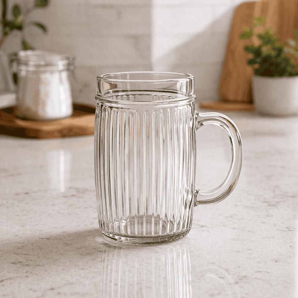 Caneca De Chopp De Vidro Riviera 375Ml Krystalmix 107108