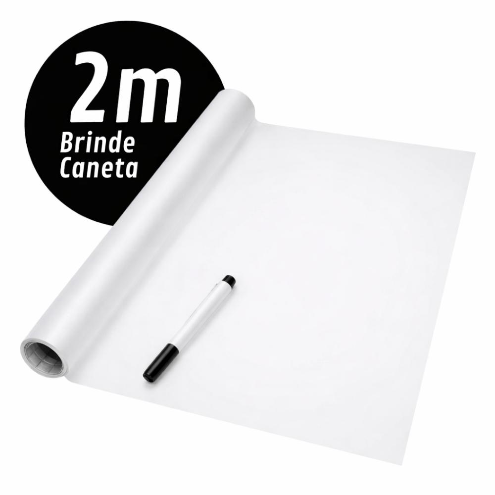 Adesivo Tipo Lousa De Pvc Branco Amigold