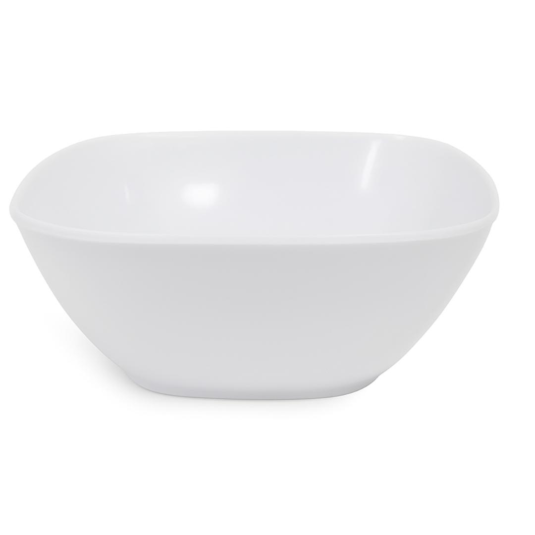 Tigela Quadrada 17cm Branca Melamina Utilgoods