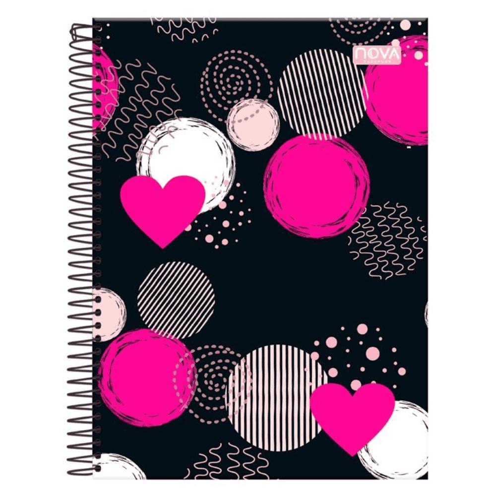Caderno Universitário Espiral Capa Dura 1M It’S Cool Multi