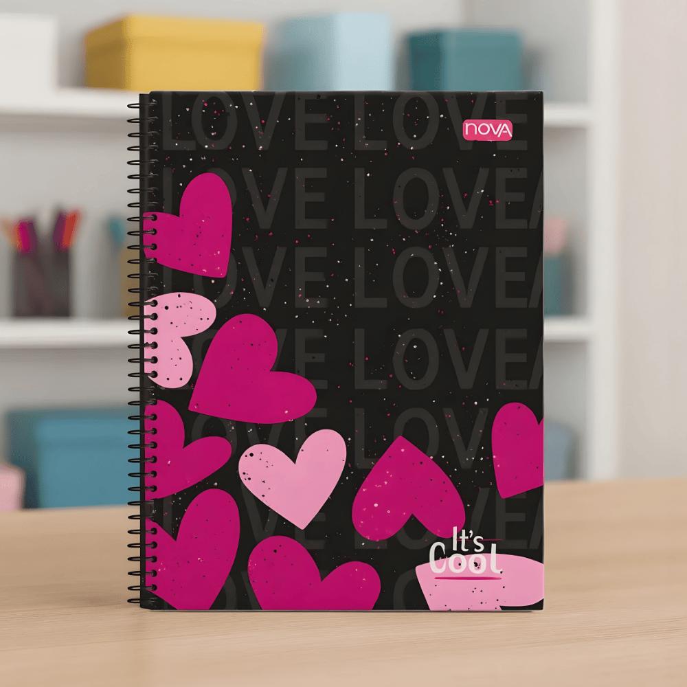 Caderno Univ Espiral Capa Dura 10M 160 Fls