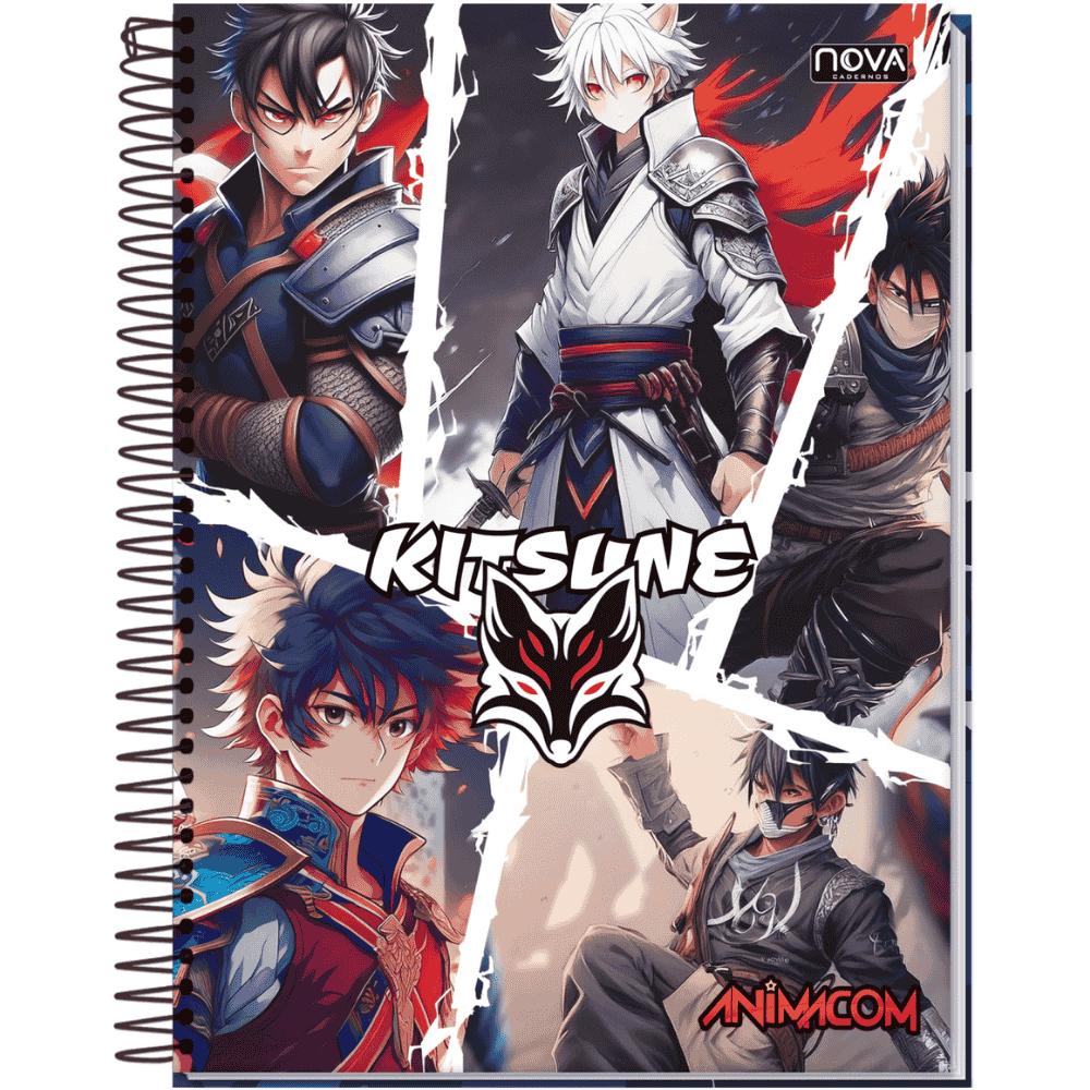 Caderno Espiral Capa Dura 10M Animacom Multi