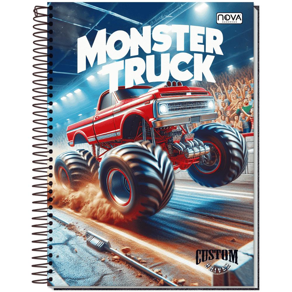 Caderno Espiral Capa Dura 20M 320 Folhas Custom Drive Multi