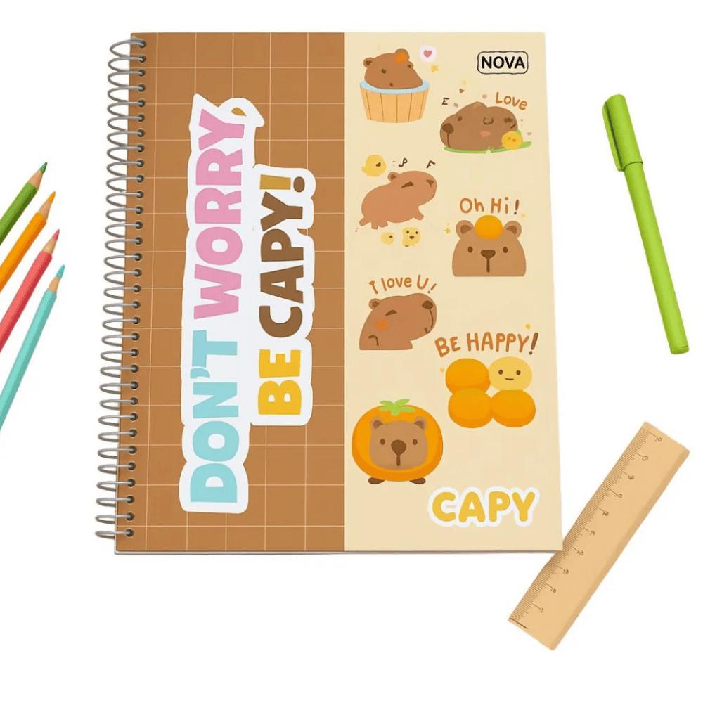 Caderno Univ Espiral Cd 15M 240Fls Capy