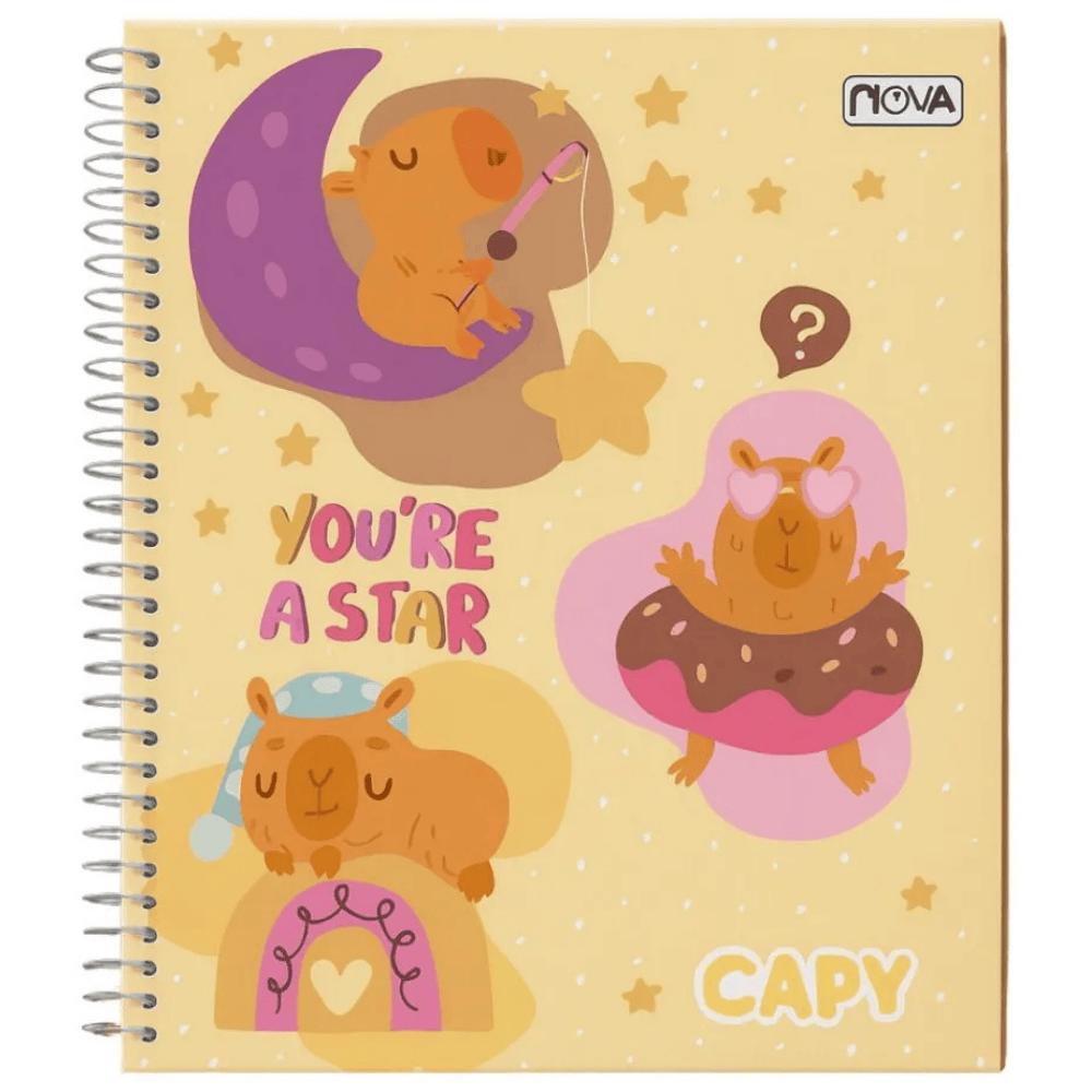 Caderno Univ Espiral Capa Dura 20M 320Fls Capy