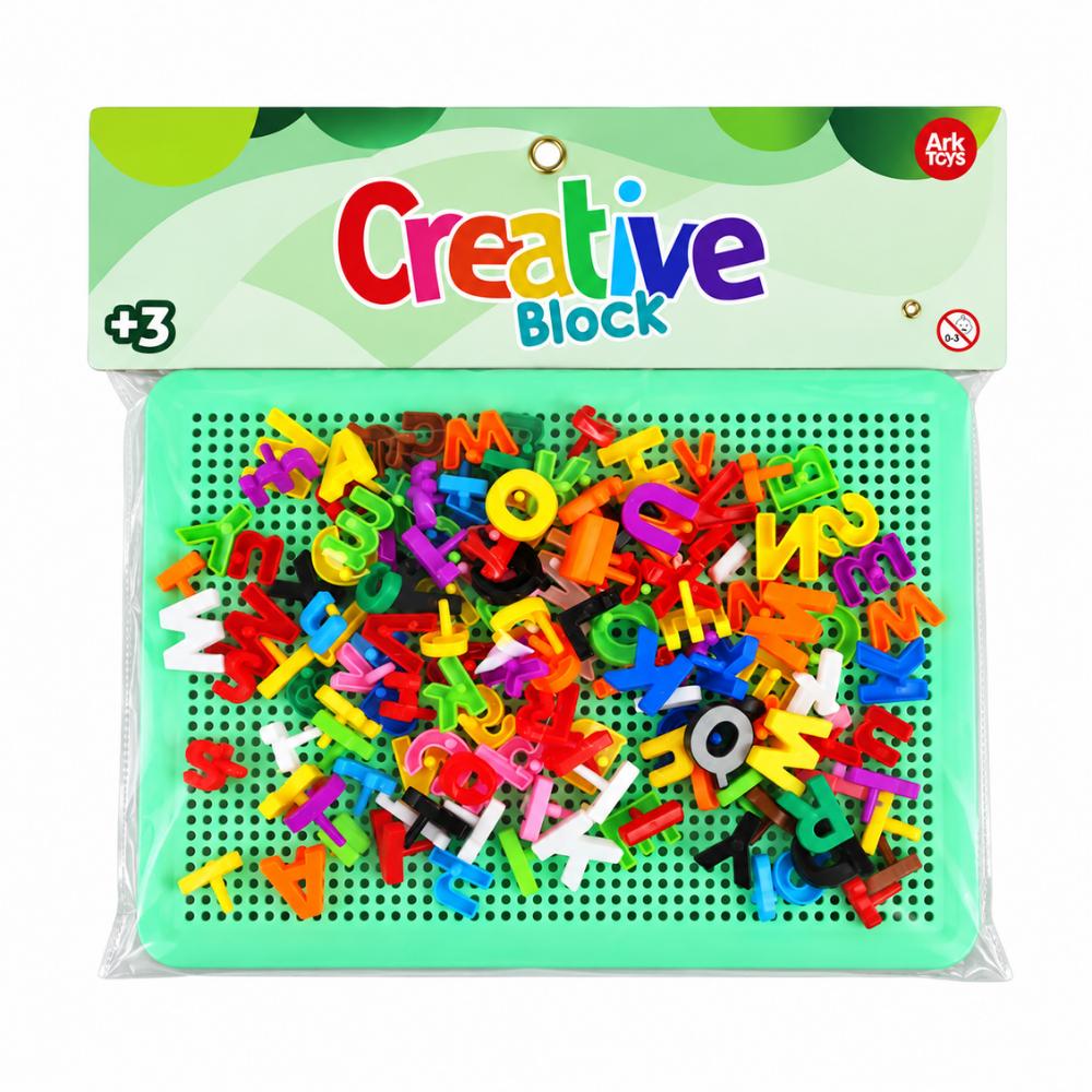 Brinquedo Educativo de Montar Letras e Números Ark Toys
