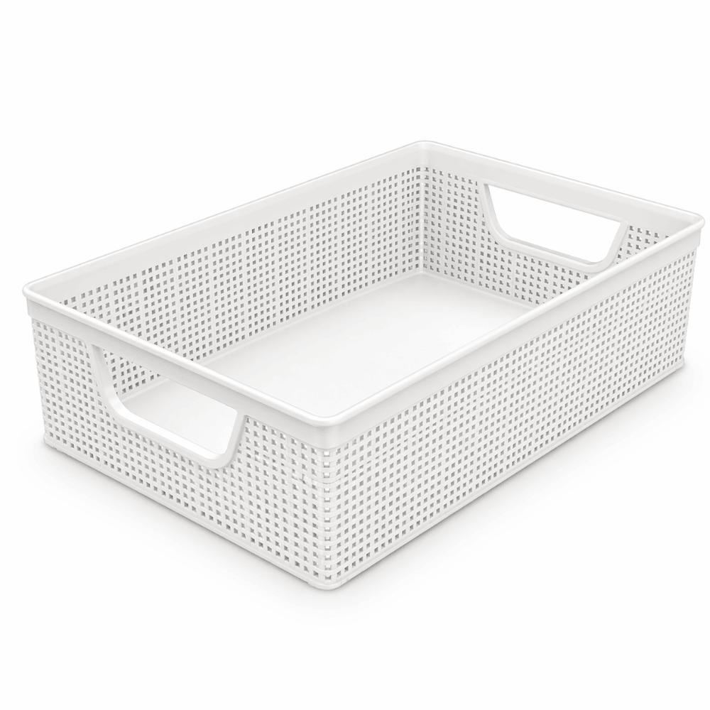 Cesto Organizador Juta 5,2L Branco Jaguar