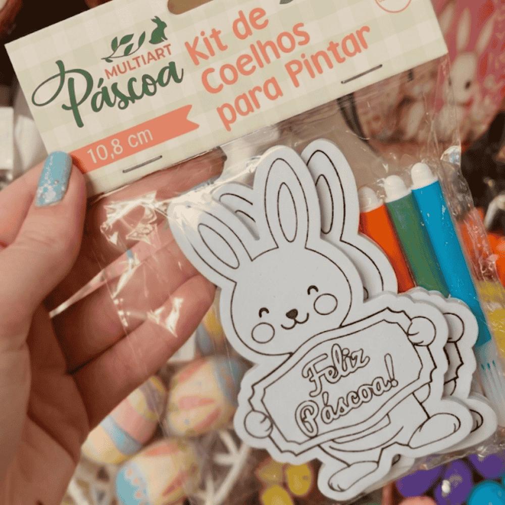 Coelho Para Pintura De Páscoa Multiart