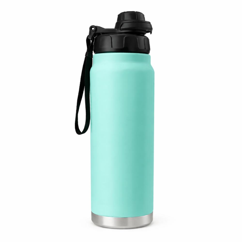 Garrafa Lisa Isotérmica 750ml com Alça Golden