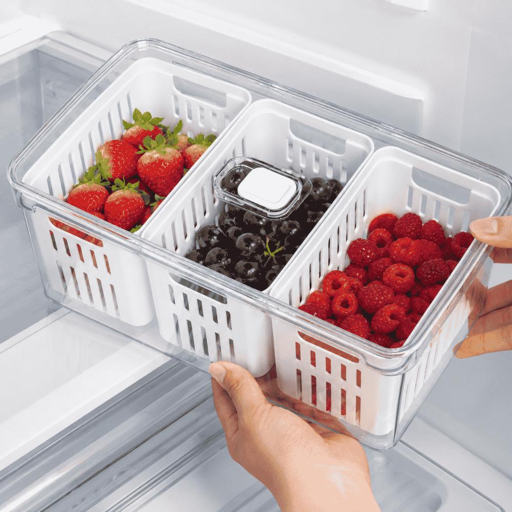 Organizador Elegance Grande Alto com 3 Cestas 6,8L Tooltec