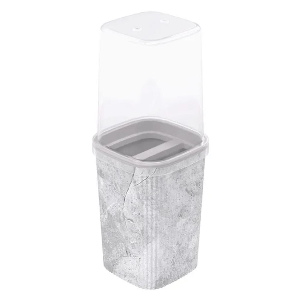 Porta Escova Classic Decor 380ml Plasutil