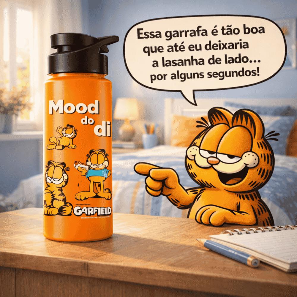Squeeze Sport Laranja 750ml Garfield Lasanha Bandeirantes