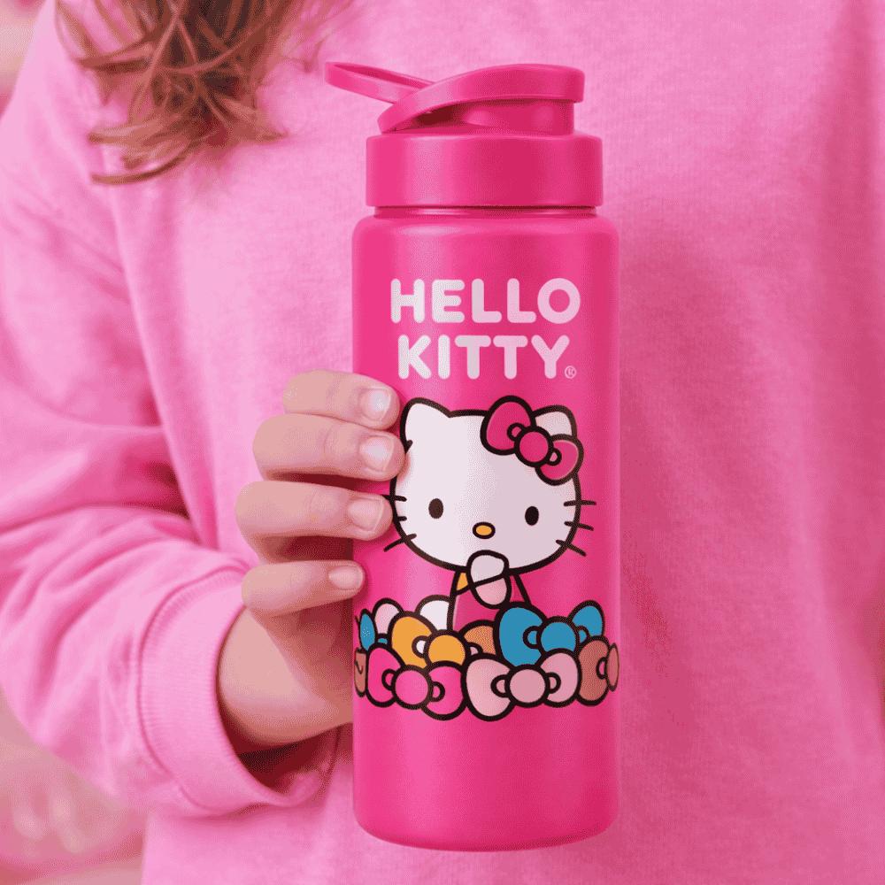 Squeeze Pink 750ml Hello Kitty Corações Bandeirantes