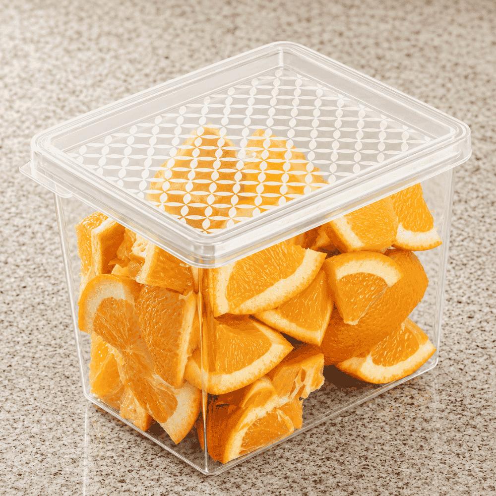 Organizador Multiuso M 1,3L Transparente com Tampa UZ