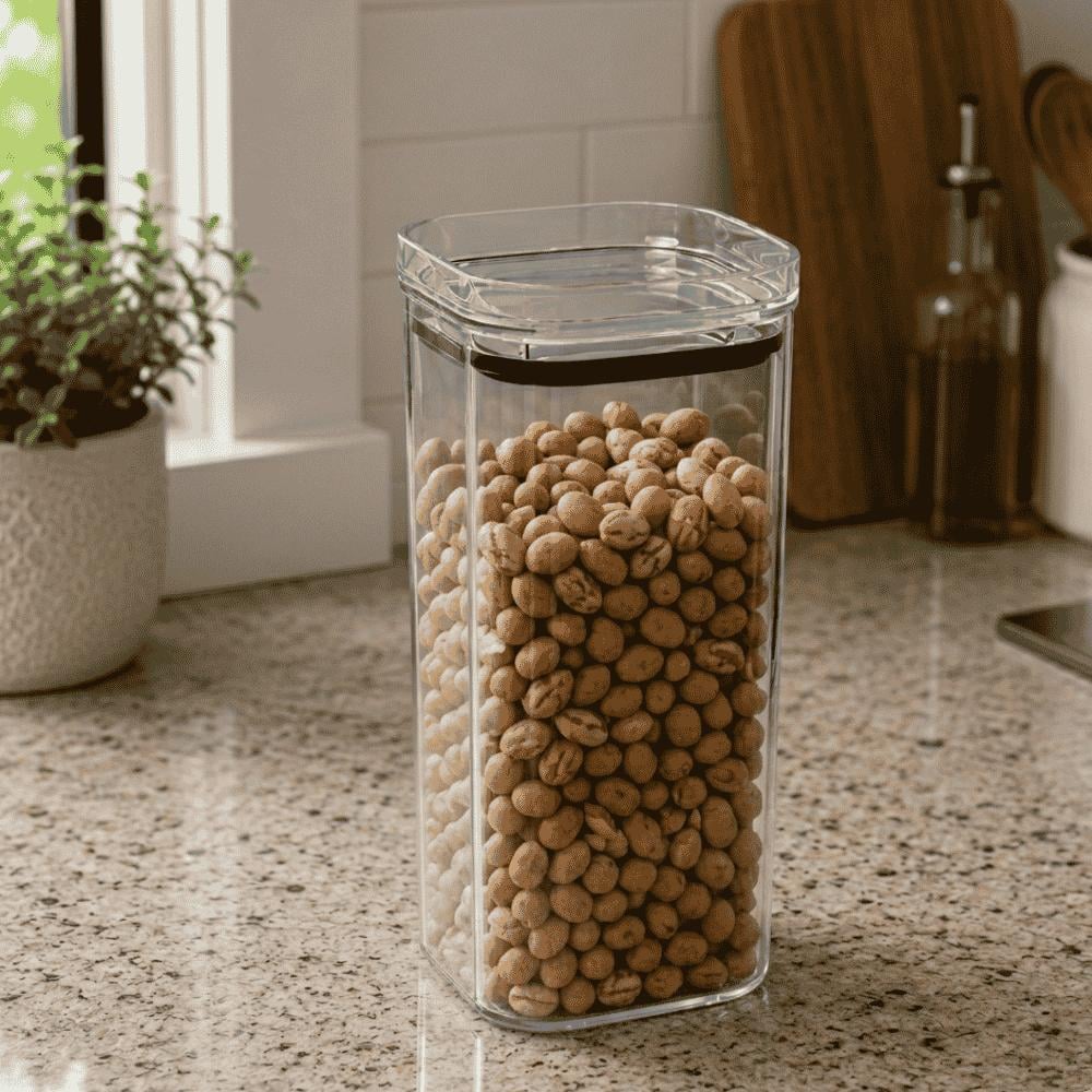 Organizador Hermético 350ml Transparente com Tampa UZ