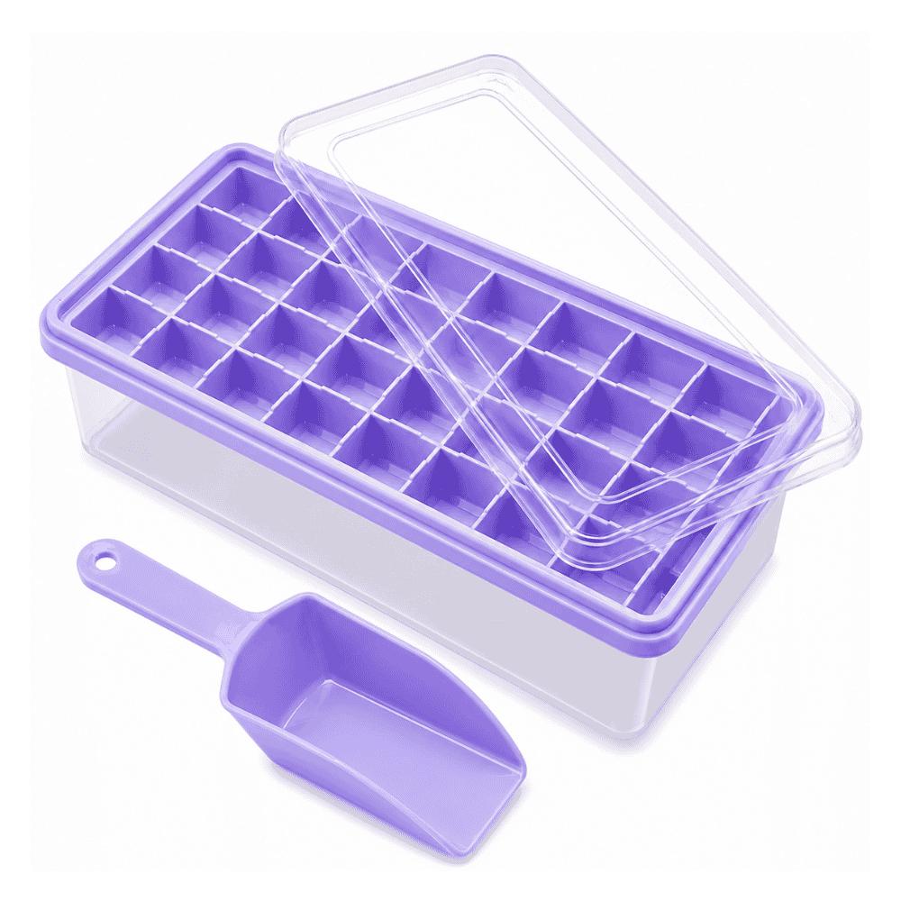 Forma de Gelo Plástica com Tampa Amigold