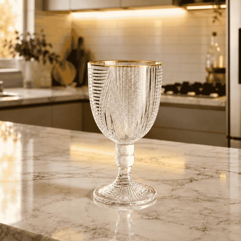 Taça 350ml Fio de Ouro Amigold