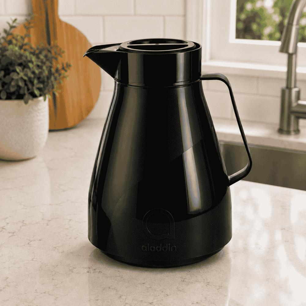 Bule Térmico Valencia Preto 750ml Aladdin