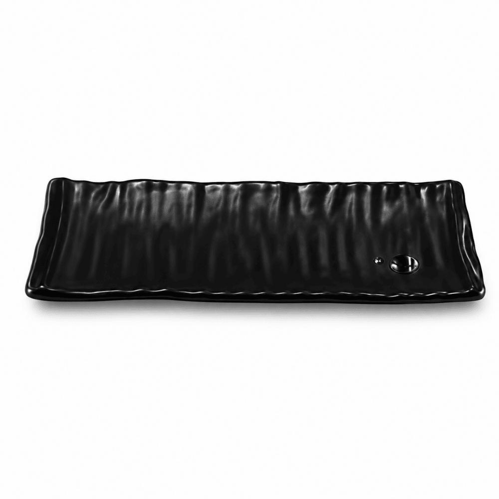 Travessa Estriada para Sushi Premium Melamina UtilGoods
