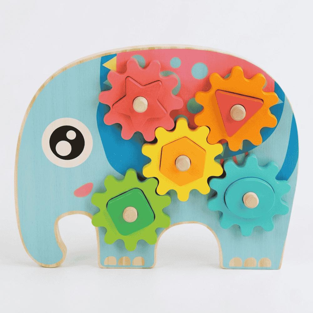Brinquedo de Madeira Engrenagem Arktoys