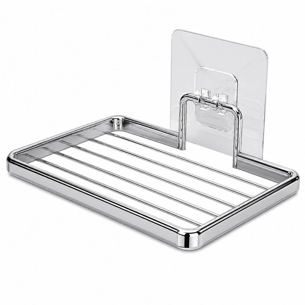Suporte para Sabonete com Adesivo Black Cromado Stolf