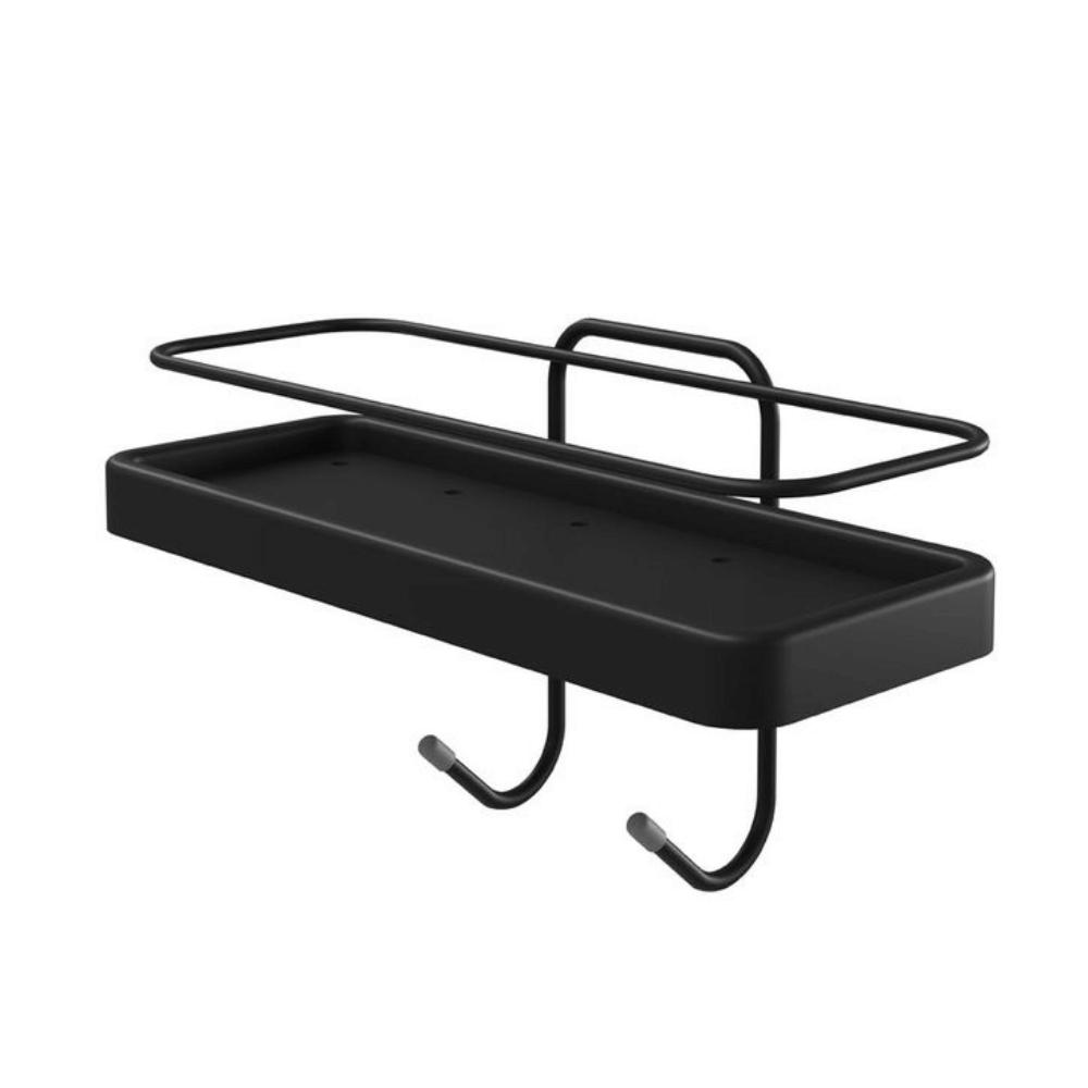 Suporte Shampoo Retangular com Ganchos Linha Black Stolf