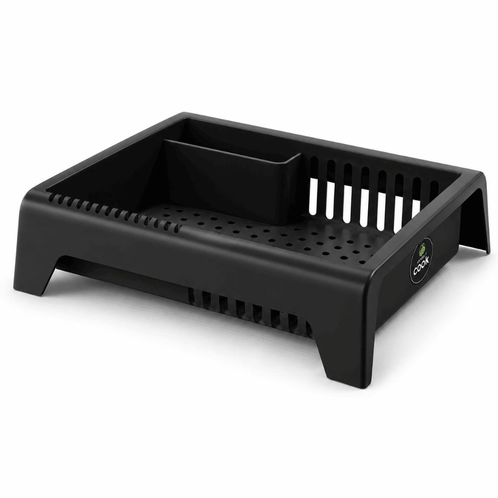 Escorredor Plástico Smile Preto Stolf