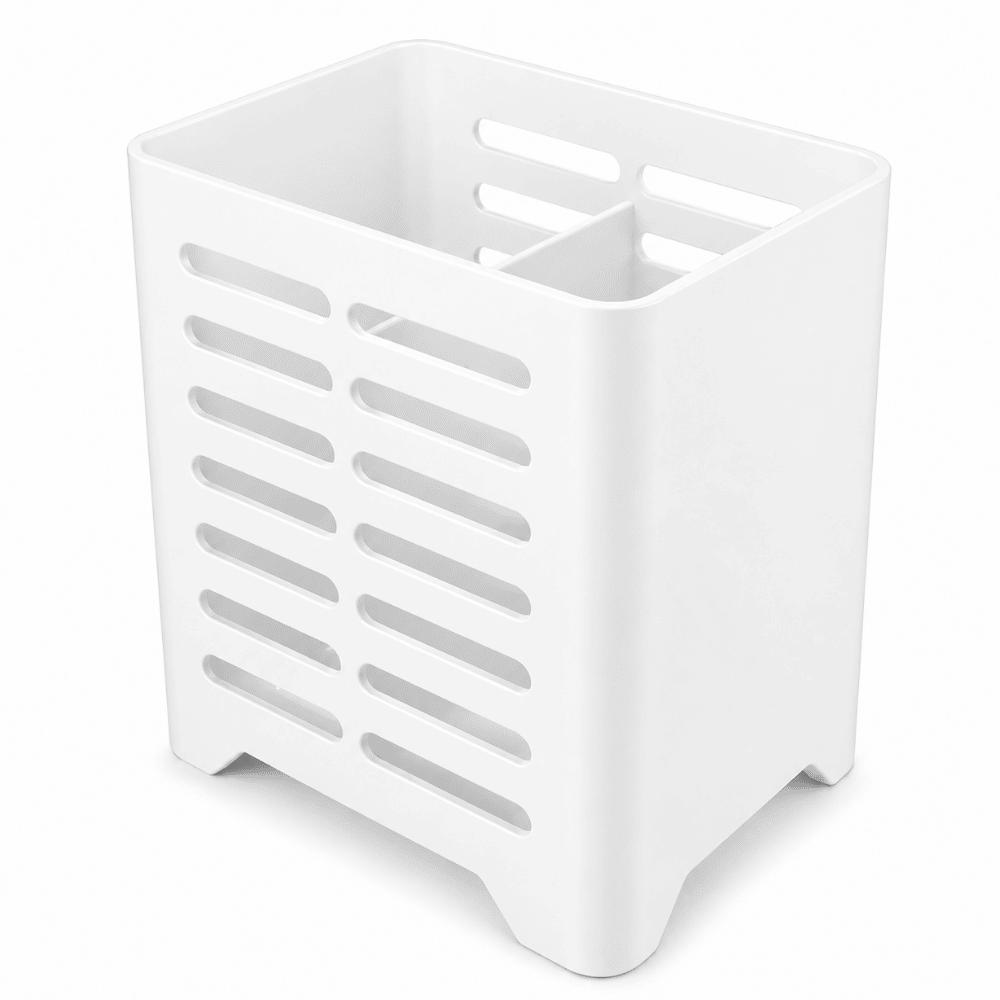 Porta Talher Plástico Smile Branco Stolf