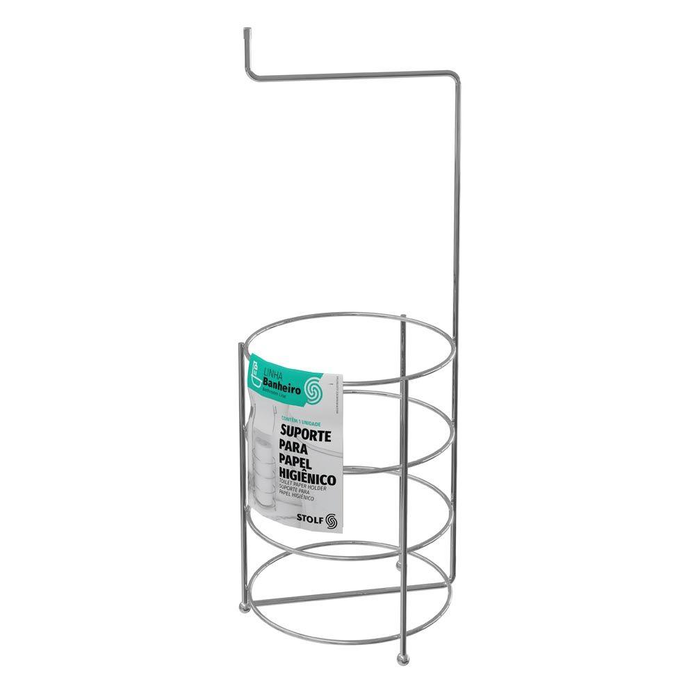 Suporte para Papel Higiênico Cromado Stolf