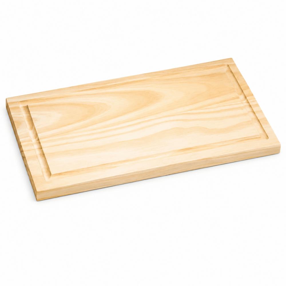 Tábua para Churrasco Pinus Retangular 40x22cm Stolf