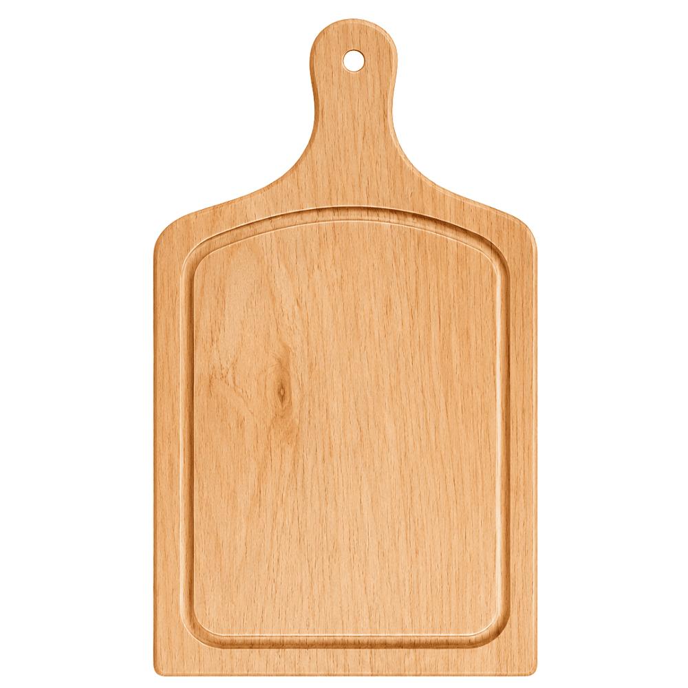 Tábua para Churrasco Pinus 40x22cm com Cabo Stolf