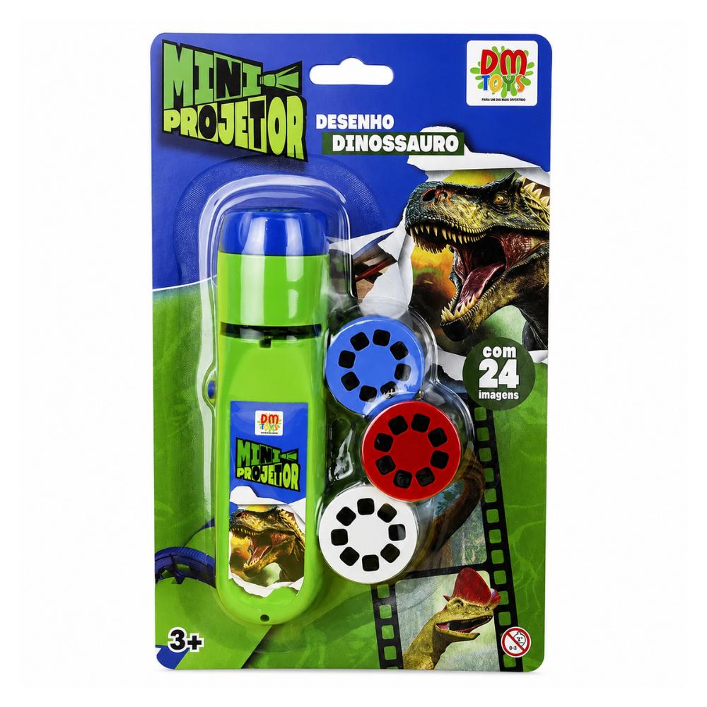 Mini Projetor de Desenho Dinossauro DM Toys