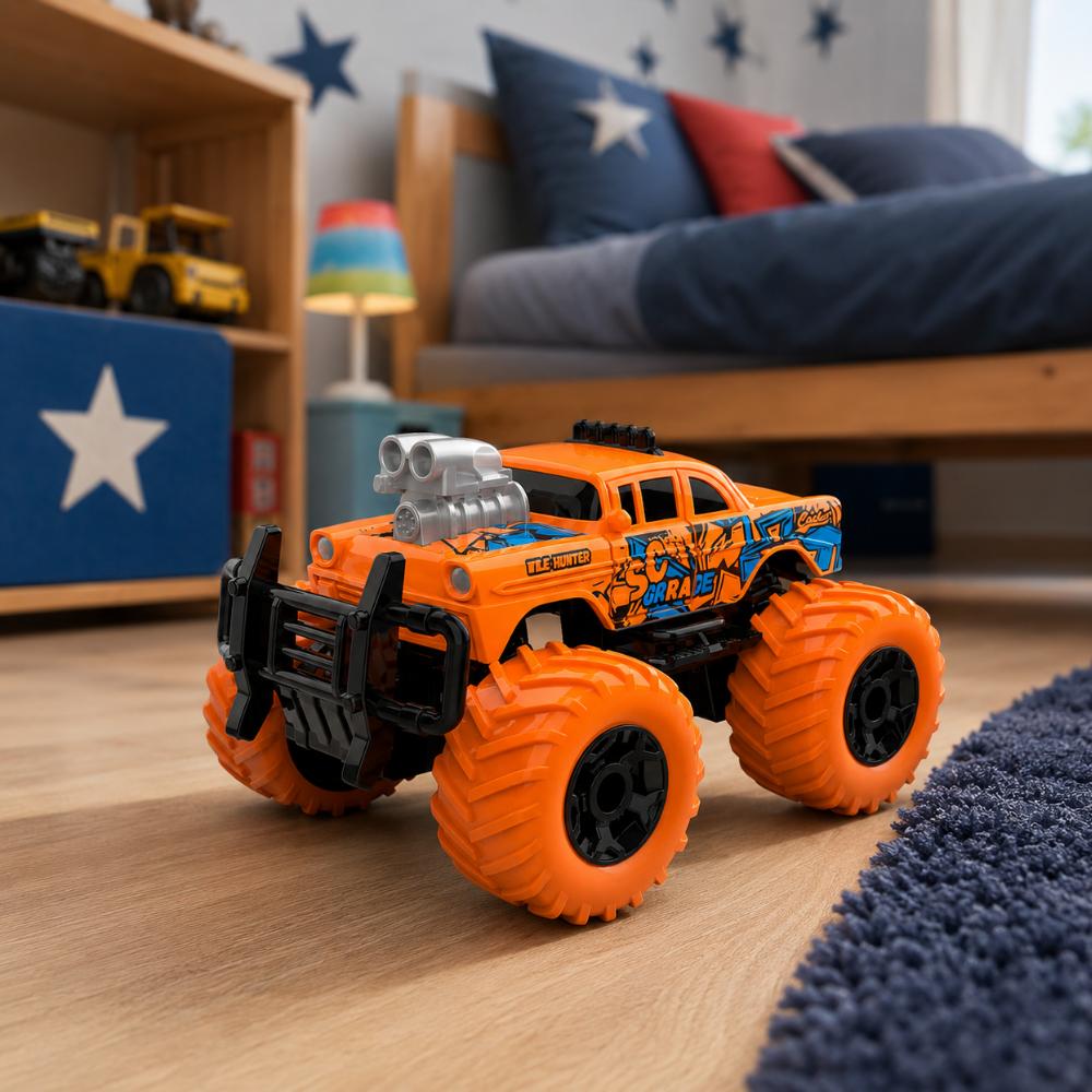 Carro Controle Remoto Sem Fio com Luz Mini Pick Up Turbo DMBrasil