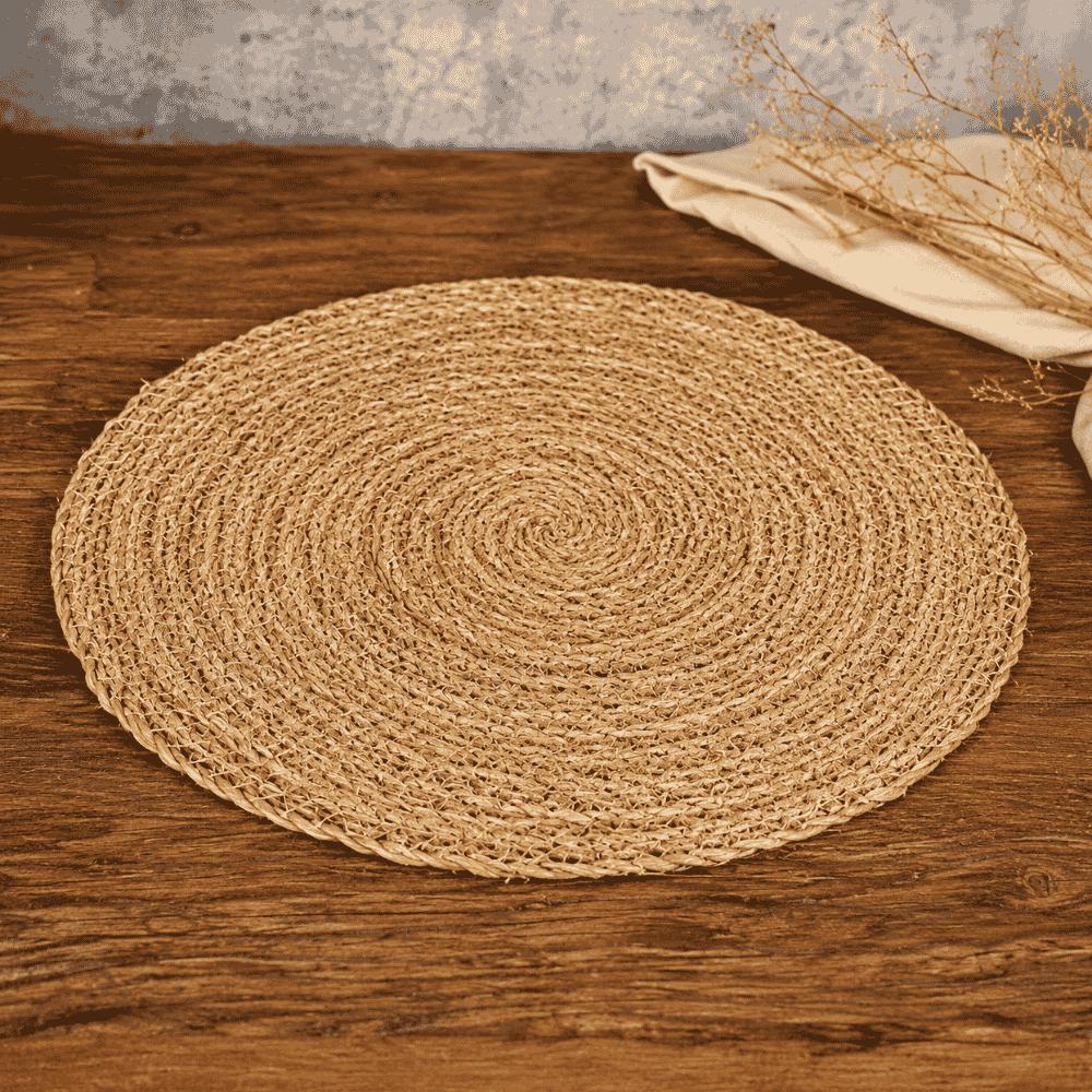 Lugar Americano de Fibra Natural Juta 37cm