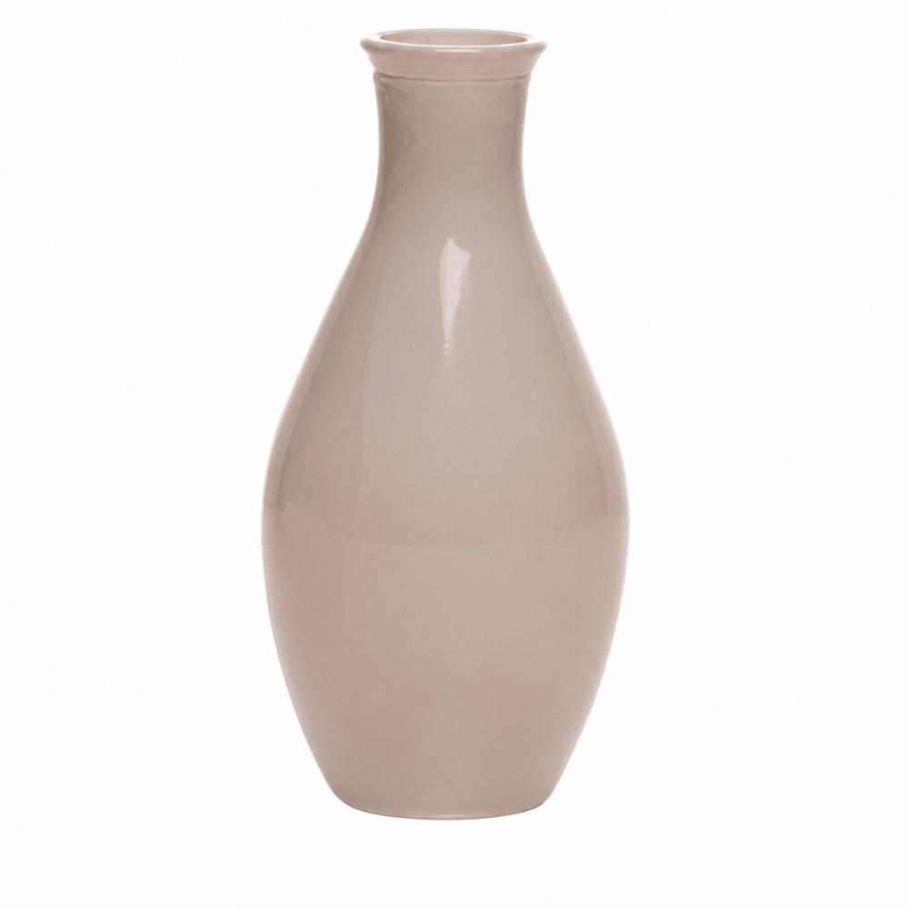 Vaso Dália Cinza de Vidro Coliseu