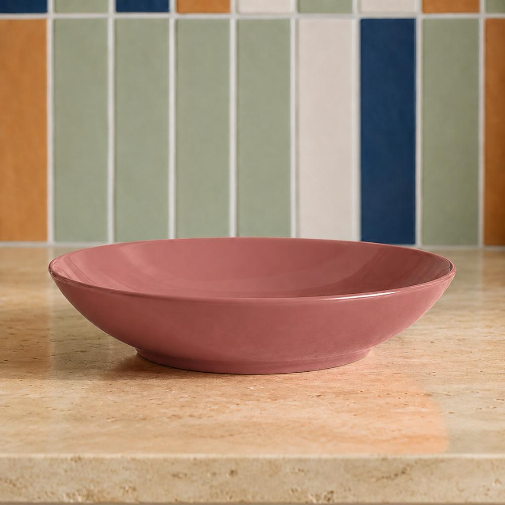 Prato Fundo Mix and Match em Porcelana 19,5cm Bege Blush Full