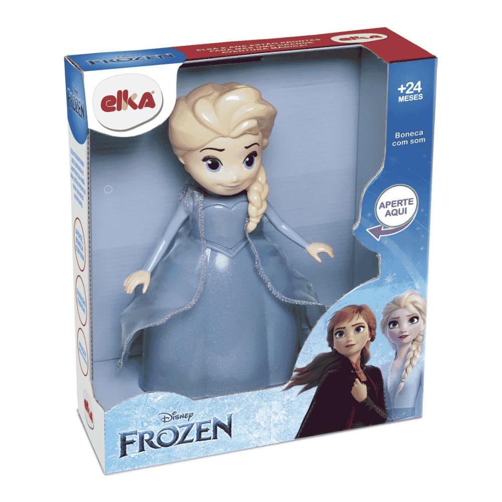 Boneca Elsa Frozen com Som Disney Elka